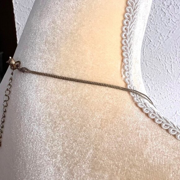 Layered Long Necklace Handmade 32 in ext. 2.5 in‎ - Picture 10 of 10